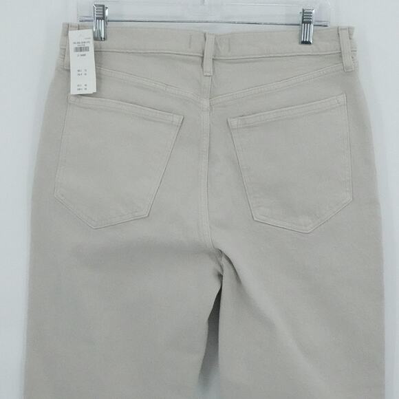 Abercrombie & Fitch Jeans Womens 31 Short Beige 90s Straight Ultra High Rise - Picture 6 of 16